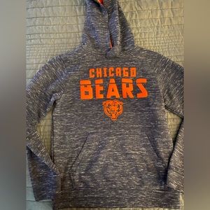 NFL Team Apparel Youth Chicago Bears hoodie navy size M